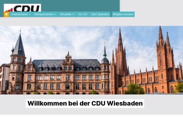 Vorschau von www.cdu-wiesbaden.de, CDU Kreisverband Wiesbaden