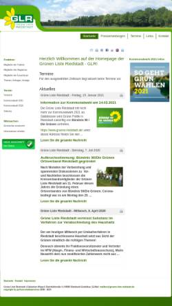 Vorschau der mobilen Webseite www.gruene-liste-riedstadt.de, Grüne Liste Riedstadt