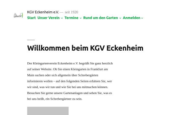 Vorschau von kgv-eckenheim.de, Kleingärtnerverein Eckenheim e. V.