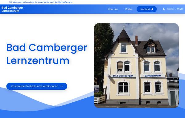 Vorschau von www.badcamberger-lernzentrum.de, Bad Camberger Lernzentrum