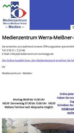 Vorschau der mobilen Webseite www.medienzentrum-eschwege.de, Kreisbildstelle Eschwege