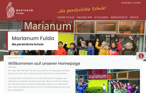 Vorschau von www.marianum-fulda.de, Marianum