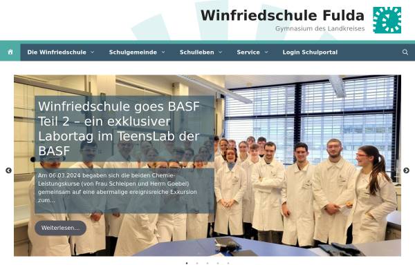 Vorschau von www.winfriedschule-fulda.de, Winfriedschule