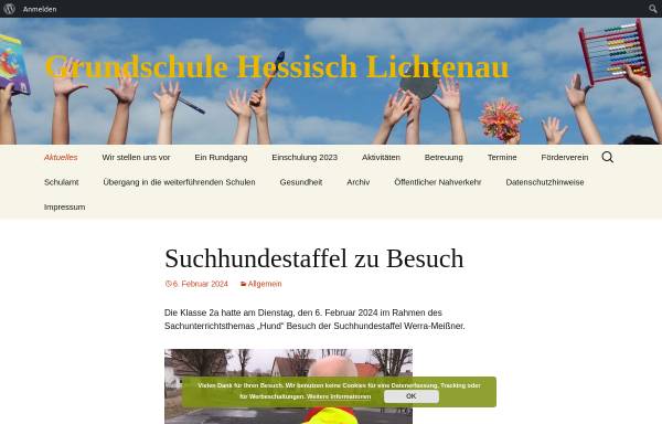 Vorschau von www.gsheli.de, Grundschule Hessisch Lichtenau
