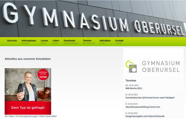 Vorschau von www.gymnasium-oberursel.de, Gymnasium Oberursel