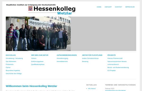Vorschau von www.hessenkolleg-wetzlar.de, Hessenkolleg Wetzlar