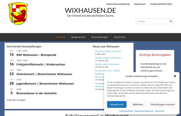 Vorschau von www.wixhausen.de, Wixhausen-Online