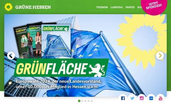 Vorschau von www.gruene-hessen.de, Bündnis 90/Die Grünen im Hessischen Landtag