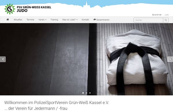 Vorschau von www.psv-gwkassel.de, PSV Grün-Weiß Kassel / Judo
