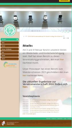 Vorschau der mobilen Webseite www.sv-diana-be.de, Schützenverein Diana Bergen-Enkheim e.V.