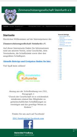 Vorschau der mobilen Webseite zsg-steinfurth.de, Zimmerschuetzen Gesellschaft Steinfurth e.V.