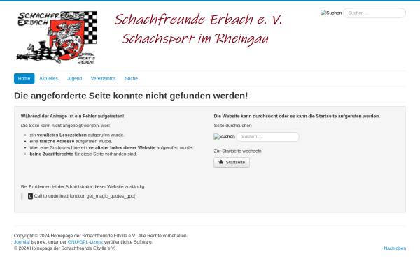Vorschau von www.schachfreunde-erbach.de, Schachfreunde Erbach