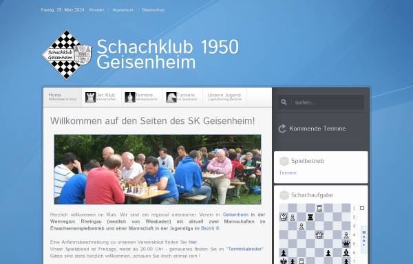 Vorschau von www.skgeisenheim.de, Schachklub 1950 Geisenheim