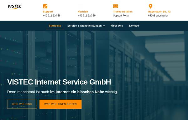 Vorschau von vistec.net, Vistec Internet Service