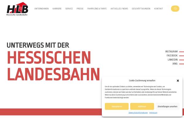 Vorschau von www.hlb-online.de, HLB Hessische Landesbahn GmbH