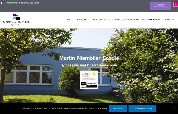 Vorschau von www.niemoellerschule.net, Martin-Niemöller-Schule