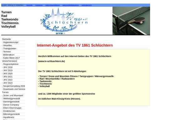 Vorschau von www.tv-schluechtern.de, TV 1861 Schlüchtern