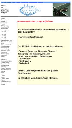 Vorschau der mobilen Webseite www.tv-schluechtern.de, TV 1861 Schlüchtern