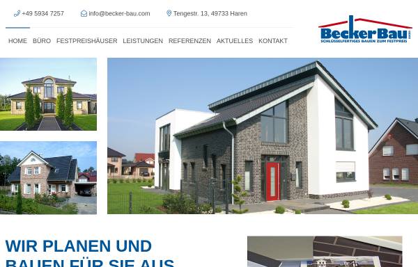Vorschau von www.becker-bau.com, Becker Bau GmbH