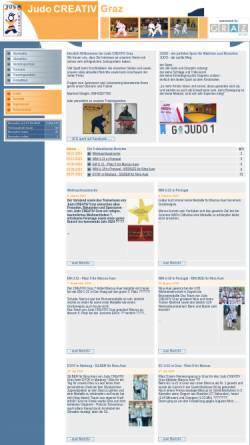 Vorschau der mobilen Webseite www.judo-creativ.at, Judo Creativ Graz