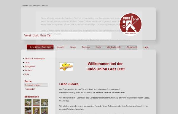 Vorschau von www.judouniongrazost.at, Judo Union Graz Ost