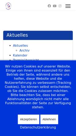 Vorschau der mobilen Webseite grokage-malsch.de, Karneval-Verein Malsch