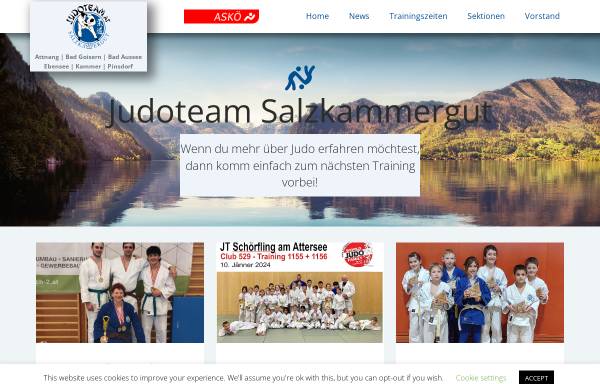 Vorschau von www.judoteam.at, Judoteam Salzkammergut