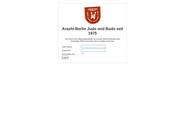Vorschau von www.arashi-berlin.de, Arashi JKC Berlin e.V. Judoclub