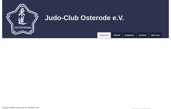 Vorschau von www.judoclubosterode.de, Judo-Club Osterode am Harz e.V.