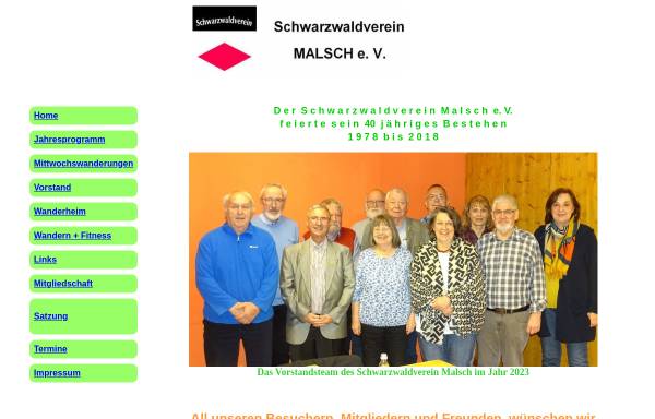 Vorschau von schwarzwaldverein-malsch.de, Schwarzwaldverein Ortsgruppe Malsch