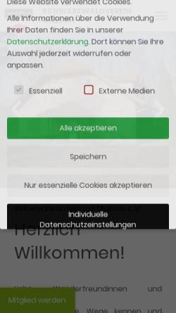 Vorschau der mobilen Webseite schwarzwaldverein-malsch.de, Schwarzwaldverein Ortsgruppe Malsch