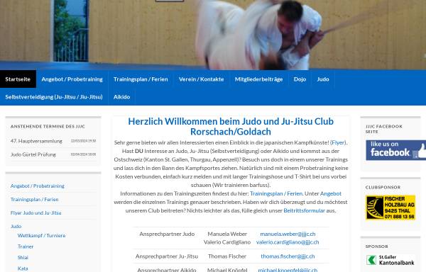 Vorschau von www.jjjc.ch, Judo- und Ju-Jitsuclub Rorschach/Goldach
