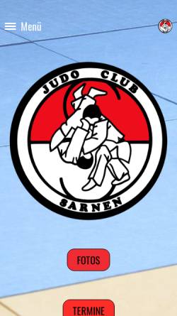 Vorschau der mobilen Webseite www.judoclubsarnen.ch, Judoclub Sarnen - Obwalden