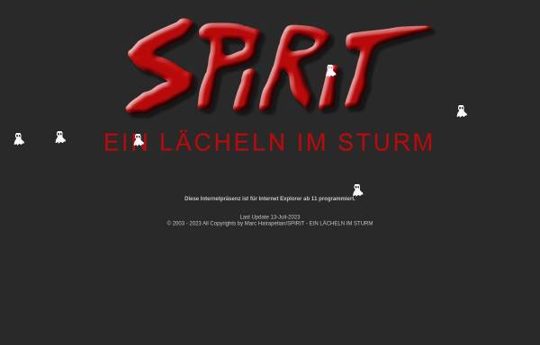 Vorschau von spirit-fanzine.de, Spirit - Fanzine Berlin.