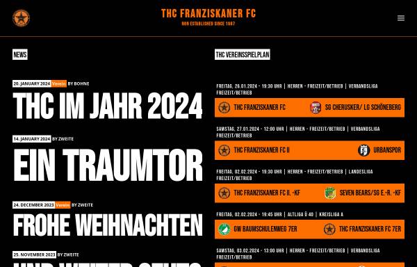 Vorschau von www.franziskaner-fc.de, THC Franziskaner FC e.V.