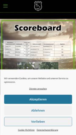 Vorschau der mobilen Webseite www.wartenberger-sv.de, Wartenberger SV e.V.