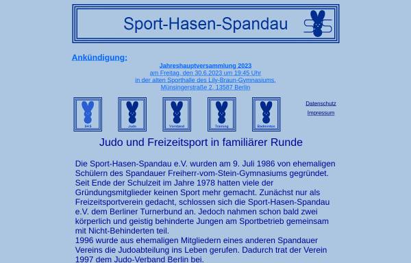 Vorschau von www.sport-hasen-spandau.de, Sport-Hasen-Spandau