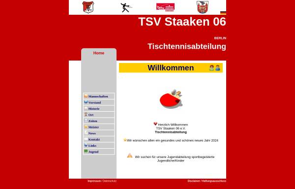 Vorschau von www.tsvstaaken-tischtennis.de, TSV Staaken 06 e.V