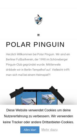 Vorschau der mobilen Webseite www.polar-pinguin.berlin, Polar Pinguin Berlin e.V.