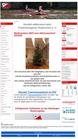 Vorschau der mobilen Webseite www.f-r-v.de, Friedrichshagener Ruder-Verein e.V.