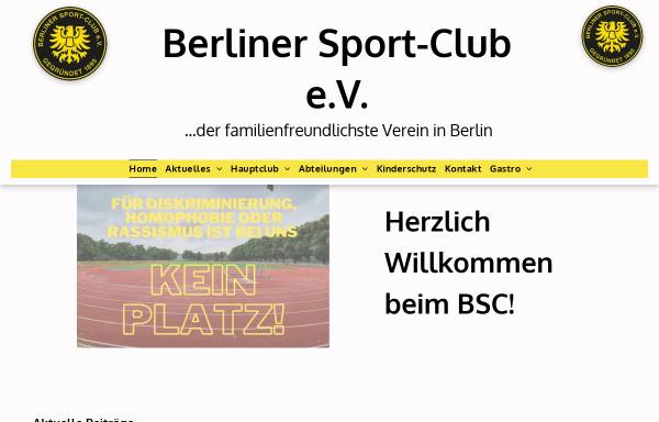 Vorschau von www.berlinersc.de, Fanseite - Berliner-Sport-Club
