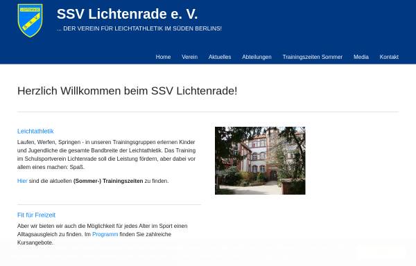 Vorschau von www.ssv-lichtenrade.de, SSV Lichtenrade e.V.