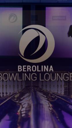 Vorschau der mobilen Webseite berolina-bowling.de, Bowling Am Ku`damm