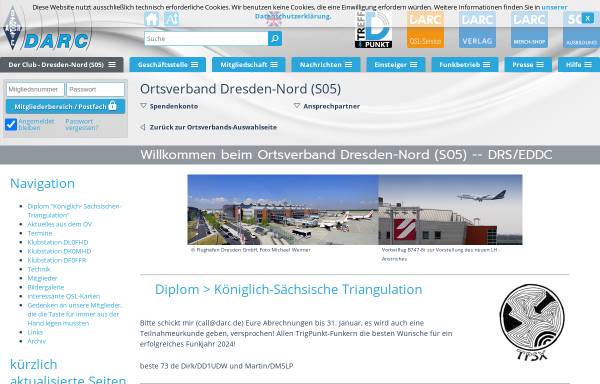 Vorschau von www.darc.de, DARC-Ortsverband Dresden Nord