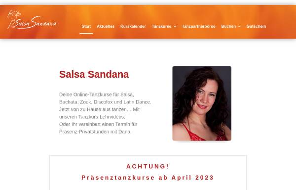 Vorschau von www.salsa-sandana.de, Salsa Sandana