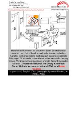 Vorschau der mobilen Webseite consultbuero.de, Consultbüro - Unternehmensberatung
