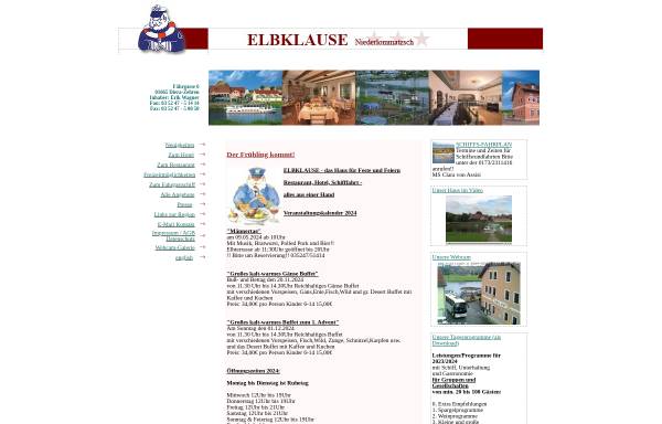 Vorschau von www.elbklause.de, Elbklause Niederlommatzsch