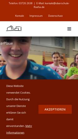 Vorschau der mobilen Webseite www.oberschule-floeha.de, Mittelschule Flöha-Plaue