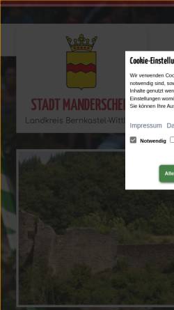 Vorschau der mobilen Webseite www.manderscheid.de, Ferienregion Manderscheid