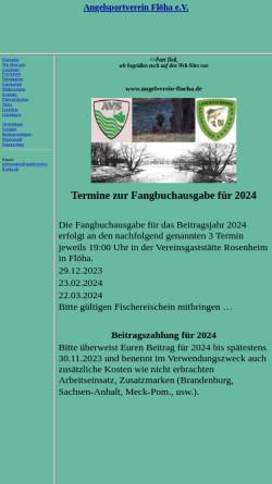 Vorschau der mobilen Webseite angelverein-floeha.de, Angelsportverein Flöha e. V.